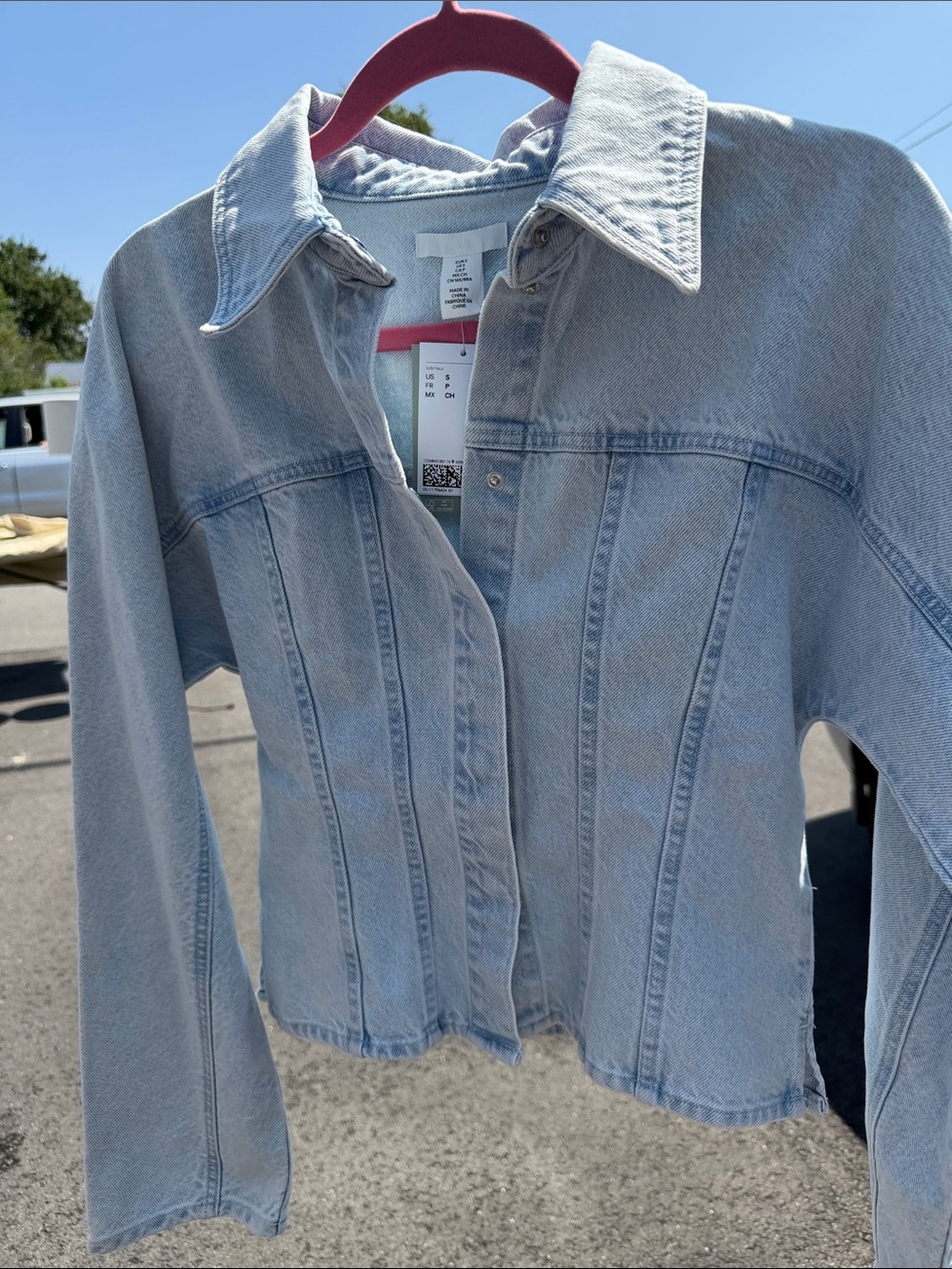 H&M Light Blue Denim Jacket - Picture 3 of 4